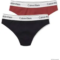 Calvin Klein Thong 2Pk - Black - S