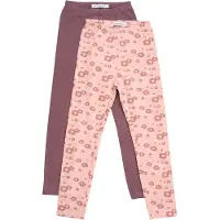 Minymo Sweat Leggings (2-Pack) - Purple - 104