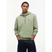 Tommy Hilfiger Collegepaita 'Tommy Badge Brushed' pastellinvihreä