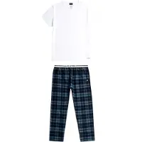 G-Star Pitkä pyjama sininen / tummansininen / musta / valkoinen
