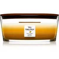 Woodwick Trilogy Café Sweets tuoksukynttilä sisältää puusydämen (hearthwick) 453.6 g
