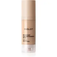 INGLOT Skin Focused Care Face Foundation SPF 50 peittävä meikkivoide SPF 50 sävy 305 Peachy Beige 30 ml