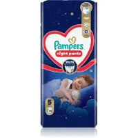 Pampers Night Pants Size 5 kertakäyttöiset housuvaipat yöksi 11-17 kg 46 kpl