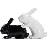 Winkee Salt- Og Peber Dispenser - Bunny - Multi/patterned - H10CM