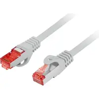 Lanberg PCF6-10CU-0025-S, 0,25 m, Cat6, F/UTP (FTP), RJ-45, RJ-45, Harmaa