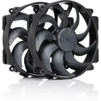 Noctua NF-A14X25R G2 SX2 PP, 140 mm, PWM, SSO2-laakeri -tuuletinsarja, 2 kpl, beige/ruskea