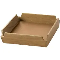 Lind DNA Teak Tray Square Mini Airy Nupo Nature/Teak - Brown - 18X18X4.5CM
