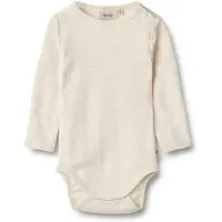 Wheat Wool Body L/S Lucca - White - 80