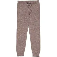Copenhagen Colors Merino Classic Rib Leggings W. Drawstrings - Brown - 62