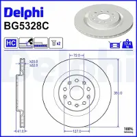 Delphi Jarrulevy BG5328C, 2 kpl