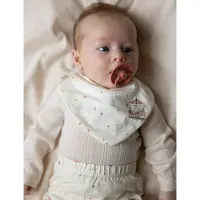 Cam Cam Copenhagen Bandana Bib, Jersey, 2-Pack - Gots - Vintage Toys - Cream - ONE SIZE