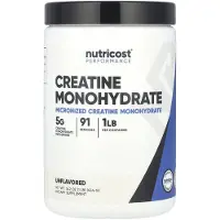 Nutricost - Kreatiinimonohydraattijauhe (453 g, Mauton)