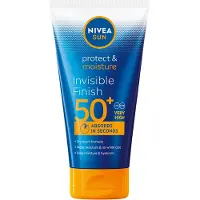 Nivea SUN Protect & Moisture kosteuttava aurinkosuojamaito sisältää hyaluronihappoa SPF 50+ 150 ml