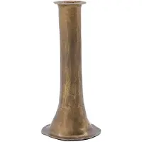 House Doctor Candle Holder, Hdticca, Antique Gol - Gold - 7X7X16CM