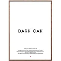 Poster & Frame Dark Oak Wood Frame - Brown - 30X40CM