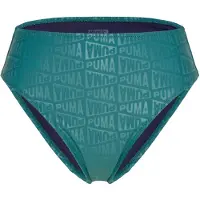 Puma Women Embossed High Waist Briefs 1P - Green - S