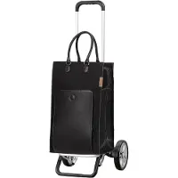 Andersen Shopper Alu Star Shopper Ostoskärry 57 cm Musta
