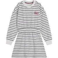 Tommy Hilfiger Mekko - Dark Yö Laivastonsininen Raidat - - 8 v (128) - Mekot