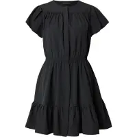 French Connection Era Poplin Flutter Slv Mini Dr - Black - 36