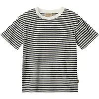 Wheat T-Shirt S/S Fabian - Navy - 116