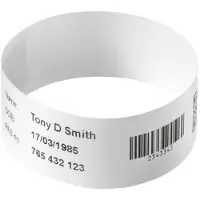 Brother BWE-AB279-PW DIRECT THERMAL WRISTBAND FOR ADULTS (BWEAB279PW)