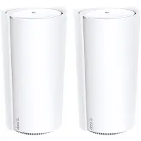 TP-LINK – AXE11000 Whole Home Mesh Wi-Fi 6E System(Tri-Band) (Deco XE200(2-pack))
