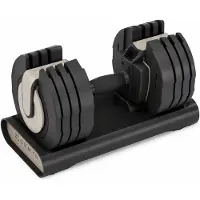 Centr 5-50 lbs Adjustable Dumbbell - Beige, 2x22,7 kg (Pari)