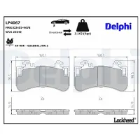 Delphi Jarrupalasarja (4kpl), levyjarru LP4067