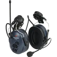 3M LiteCom Kuulonsuojain kypäräkiinnikkeellä, 33 dB, PMR 446 MHz, MT53H7P3E4400-EU