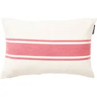 Lexington Embroidery Center Striped Linen/Cott 60X40 Pillow - Cream - 40X60CM