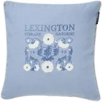 Lexington Vibrant Gardens Linen/Cotton Pillow Cover - Blue - 50X50CM