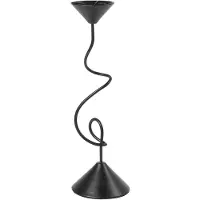 Broste Copenhagen Selma Lysestage - Black - H26.5CM