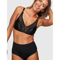 Swegmark Glitter Soft Bra Moulded - Black - 7075 D