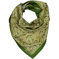 Balmuir Amaroni Silk Scarf - Green - 90X 90