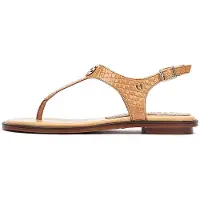 Martinelli for woman. 1535-B006G Beige Mazzini Leather Sandals (41), Flat, 1 to 3 cm, Buckle, Casual, Classic