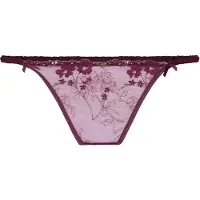 Hunkemoller Peonie Hl String T - Burgundy - M