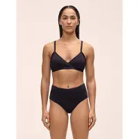 Casall Women's Overlap Bikini Top Black 34