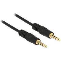 DeLOCK 3.5mm - 3.5mm, 3m, 3.5mm, Uros, 3.5mm, Uros, 3 m, Musta (83437)
