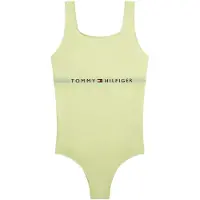 Tommy Hilfiger Square Neck One Piece - Green - 140-152