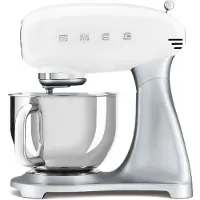 Smeg 50's Style keittiökone 4,8 L Valkoinen hopea 800 W