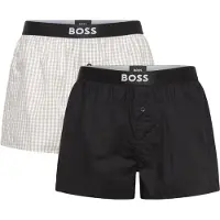 BOSS 2P Boxer Shorts Ew - Black - S
