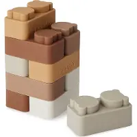 Nuuroo Rakennuspalikat Silikoni 10-pack, Brown