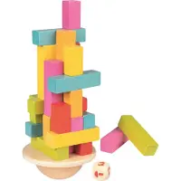 Goki Wooden Balance Game Dancing Tower 38 pieces.