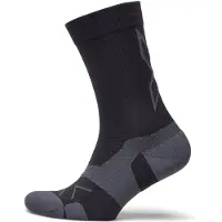 2XU Vectr Light Cushion Crew Sock Black/Titanium XL