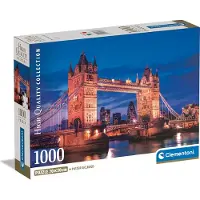 Clementoni High Quality Collection Tower Bridge at Night -palapeli, 1000 palaa