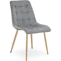Leobert Ruokapöydän tuoli Split, 88x46x40 cm, harmaa