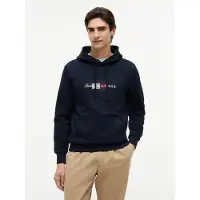 Tommy Hilfiger Script Flag Hoodie - Navy - L