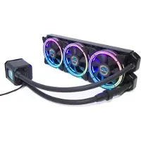 Alphacool Eisbaer Aurora 360 CPU - Digital RGB, vesijäähdytysratkaisu prosessorille, musta