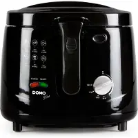 Domo DO461FR Musta 1800W Kiehuvaöljyfritti - 2,5L Kapasiteetti