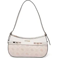 GUESS Melinda Logo Shoulder Bag - Gold - ONE SIZE